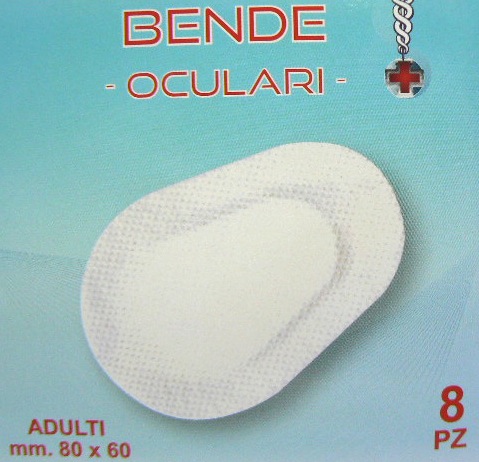 ordina BENDE OCULARI STERILE cura occhio cf 8pz