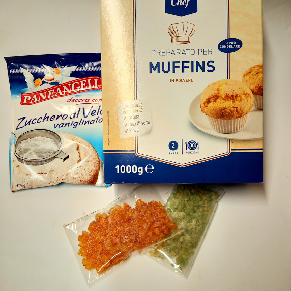 KIT x PREPARATO PER MUFFINS (30 PORZIONI) + ACCESSORI