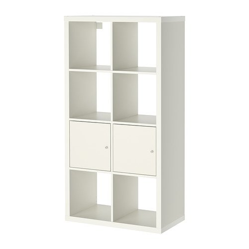 Ikea Kallax Scaffale con 2 Ante, 77 x 147 cm, Colore B.