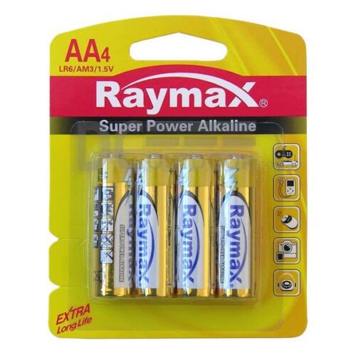 clicca su immagine per consultare dettagli, vedere altre foto e ordinare 4 BATTERIE Stilo AA o MiniStilo AAA RAIMAX ALKALINE 