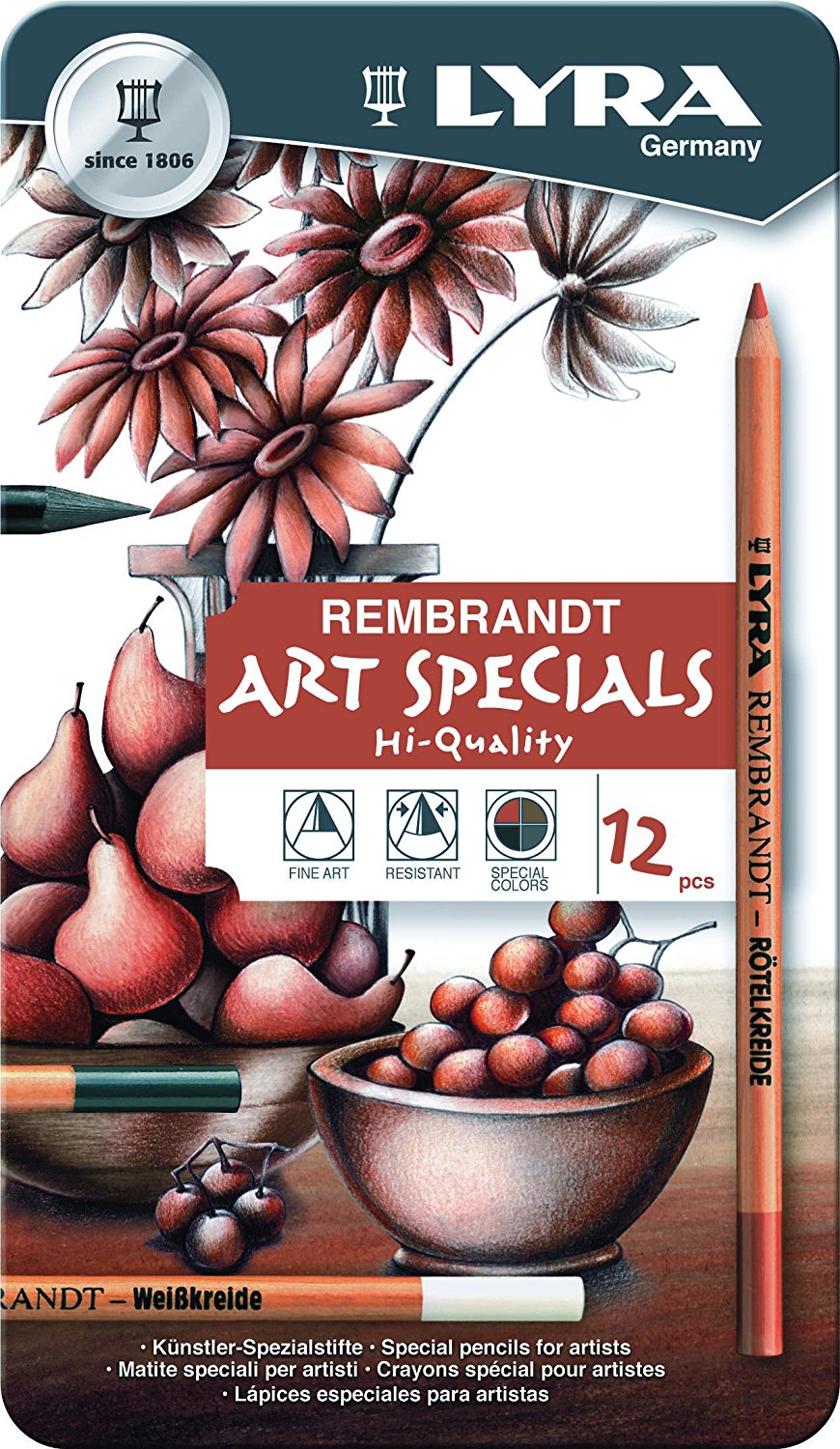 Lyra Rembrand Lyra Art Specials matite disegno artisti kit 12 per arte 4084900460061