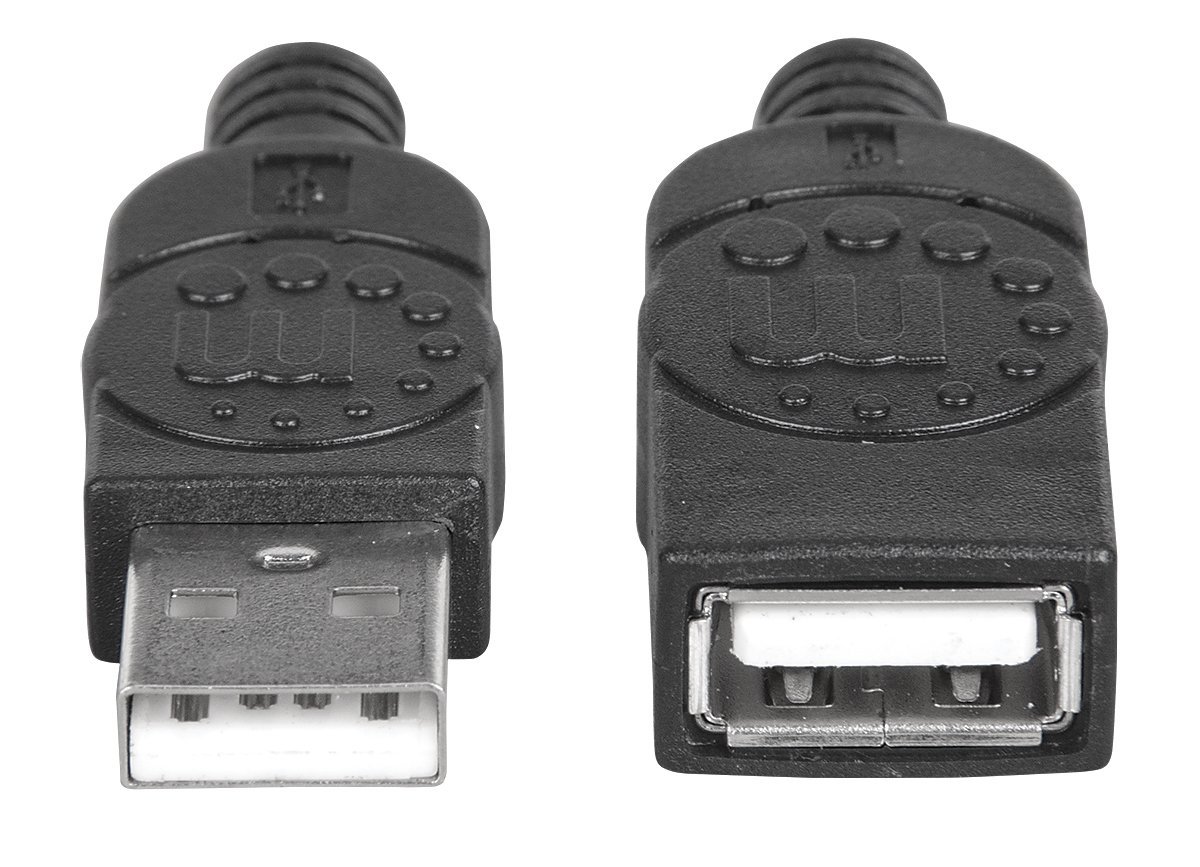 ordina Manhattan 1.8m USB A USB A Nero cavo