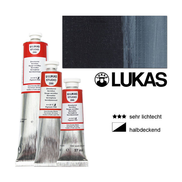 OLIO PROFESSIONALE LUKAS STUDIO 37ML - GR. 1 GRIGIO PAYNE.