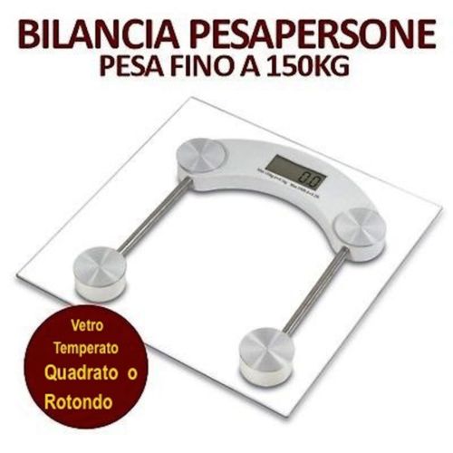 clicca qui per rientrare su BILANCIA PESA PERSONE BILANCIA MASSA CORPOREA 150 KG max con