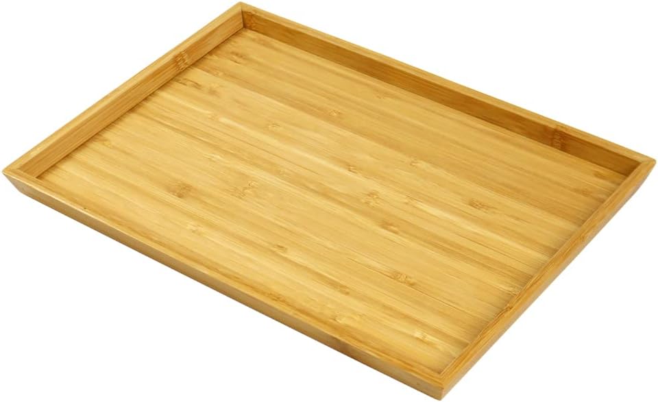Vassoio in Legno Materiale Naturale Resistente 32x21