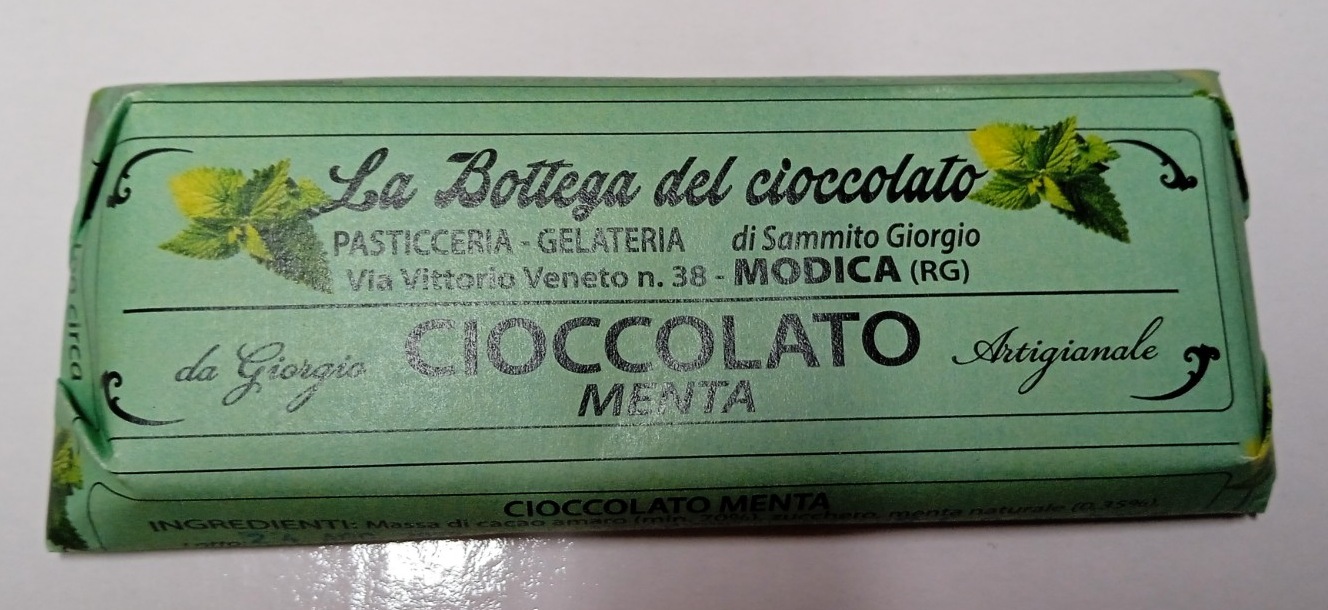 Bottega del Cioccolato di Modica Gusto CIOCCOLATO ALLA MENTA introvabili24 