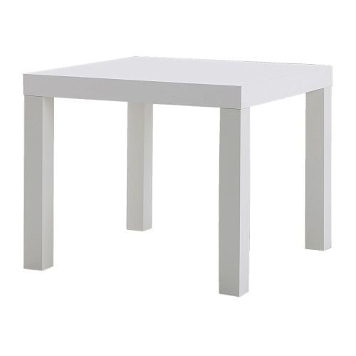  Ikea Lack Coffee Table/tavolino nero o bianco 55x45x55: Whi