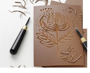 Lastra LINOLEUM per LINOGRAFIA Cm.24x30