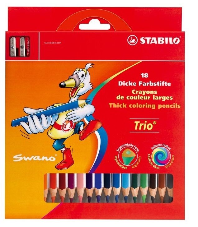 STABILO 18 COLORI MAXI PASTELLO .