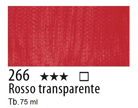 Maimeri colore Acrilico extra fine Rosso Trasparente 266