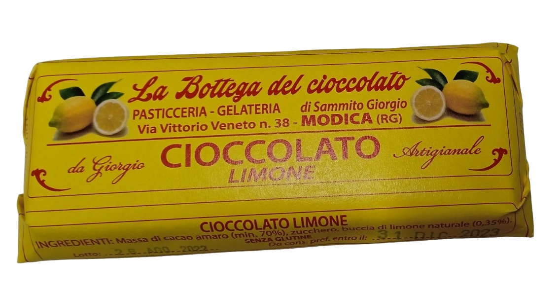 Bottega del Cioccolato di Modica Gusto CIOCCOLATO LIMONE