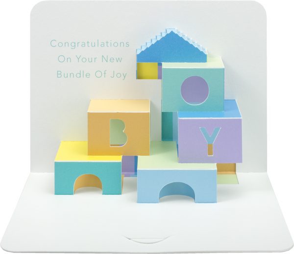 ordina The Art-Fold-Biglietto di auguri Forma pieghevole 3d  BABY