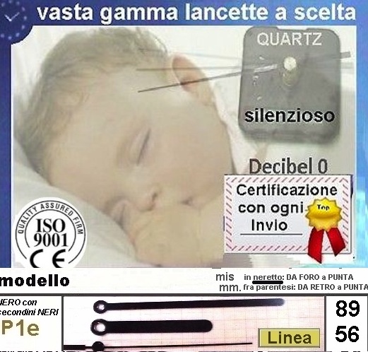 L3:MECCANISMO SILENZIO con lancette P1e introvabili24 