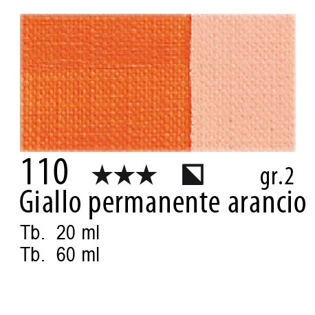 clicca su immagine per consultare dettagli, vedere altre foto e ordinare MAIMERI OLIO CLASSICO 60ml Giallo Perm. Arancio 110