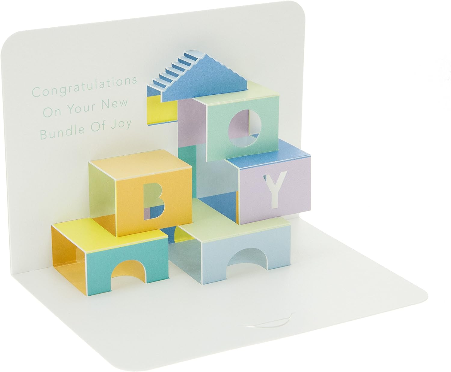 Art File FORM Biglietto d auguri pop-up 3D: cubo boy