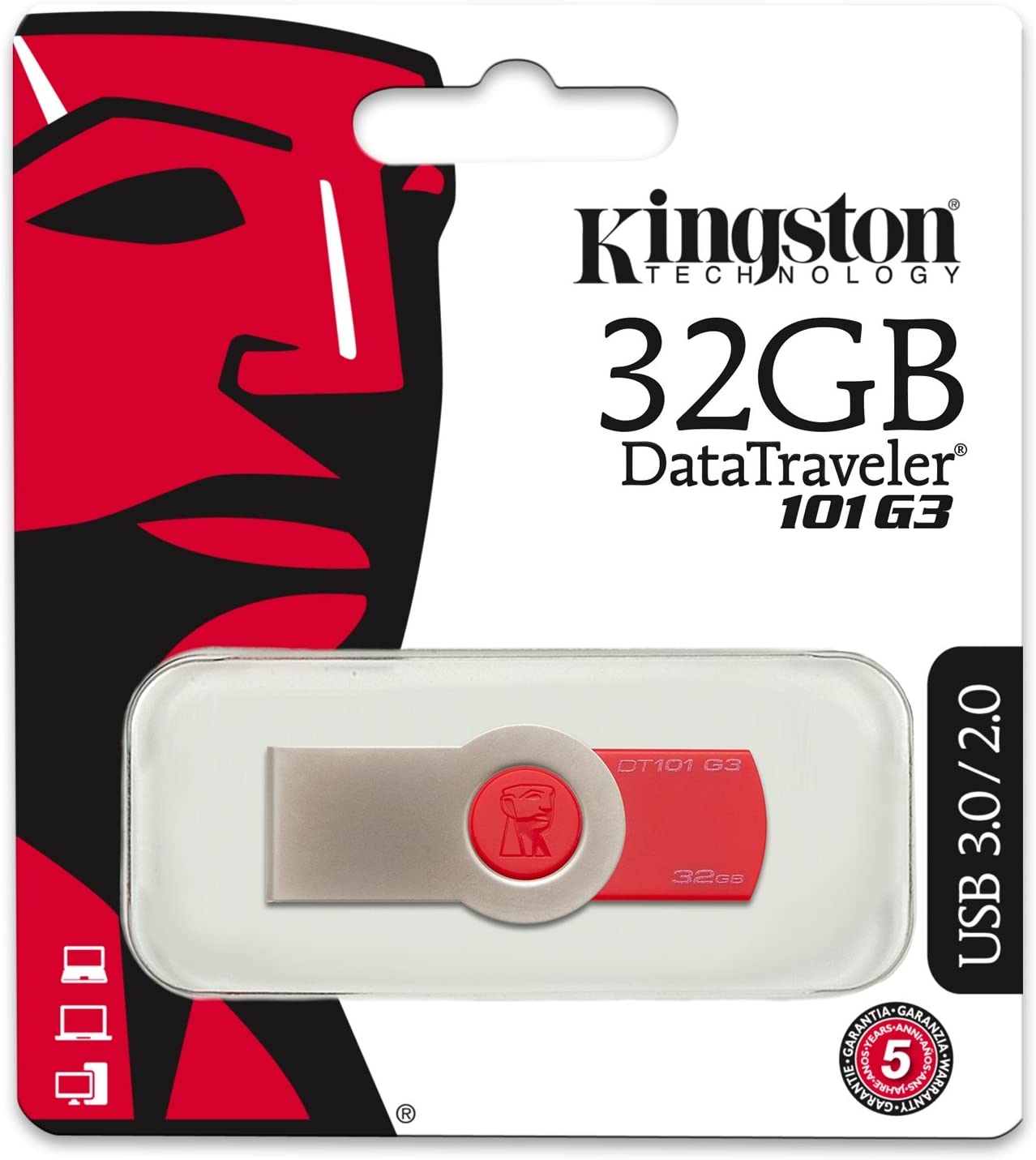 Kingston Chiavetta USB Flash Drive Data Traveler 101 - 32 gb 