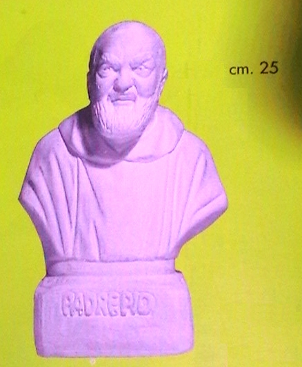 clicca su immagine per consultare dettagli, vedere altre foto e ordinare STAMPO GOMMA: padre pio 3d