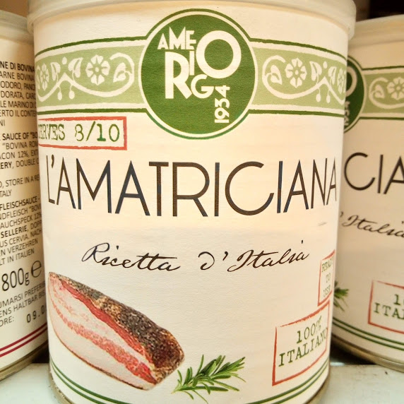 Ricetta Italiana AMATRICIANA PRONTA ALL USO PER 8/10 PERSONE