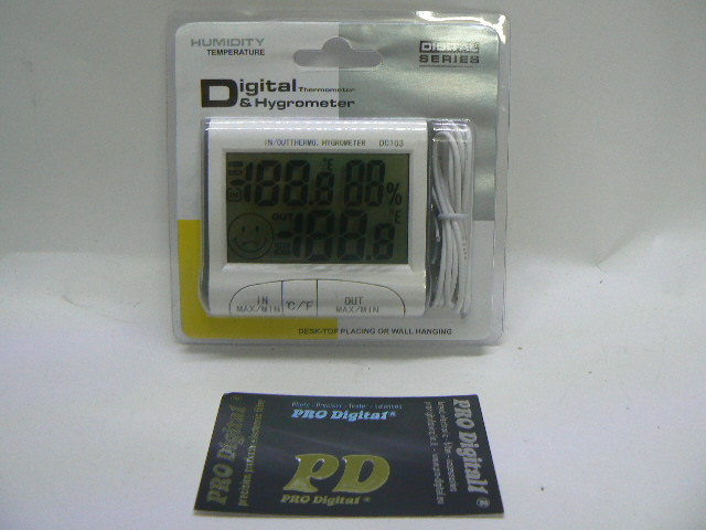 Igrometro Digitale con Filo x Misurare Temperatura Esterna