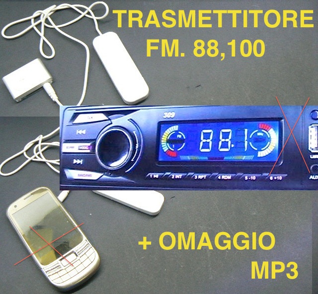 AMPLIFICATORE FM 88,10 MHZ INDIPENDENTE  707580730142