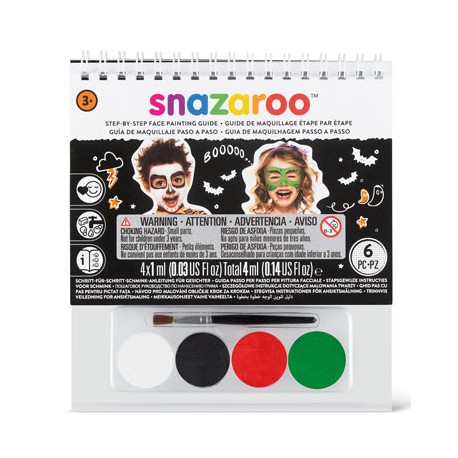 Snazaroo Colori Viso Kit 2 Fard Piccoli + pennellino.