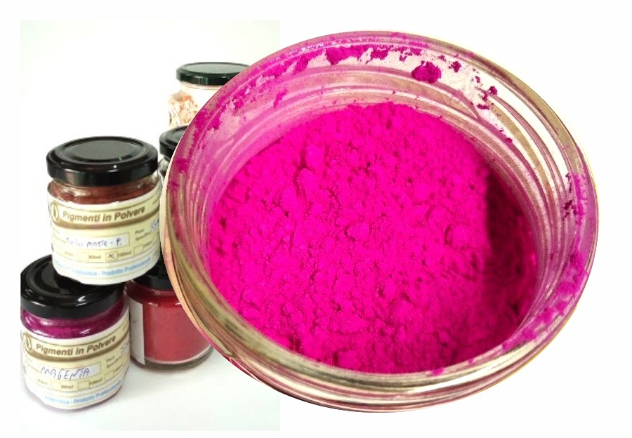 clicca qui per rientrare su Pigmento in Polvere 100ml PIGMENTI Belle Arti G5: MAGENTA