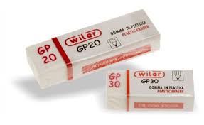 WILER GOMMA PELIKAN PLASTIC ERASER PER MATITA GRAFITE GP20 8010758008557