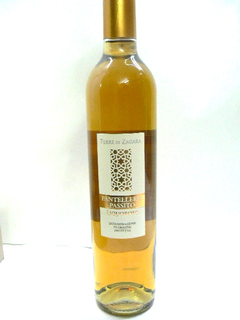 Vino PASSITO DI PANTELLERIA Liquoroso DOC Vino vellutato