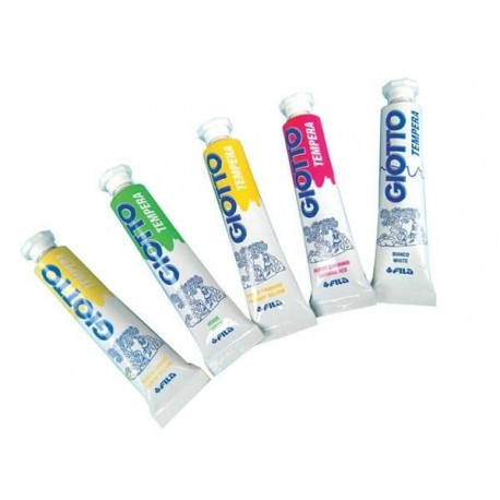 1 TEMPERA GIOTTO TUBO sfuso DA 7,5 ML- COLORI ASSORTITITI