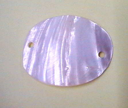 Ciondolo Madreperla Ovale - Madreperla Naturale con foro