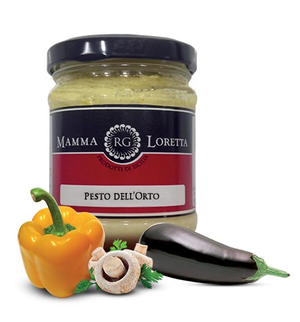 clicca su immagine per consultare dettagli, vedere altre foto e ordinare Pesto dell Orto Siciliani, produzione Locale 190 gr.