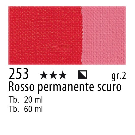 ordina MAIMERI OLIO CLASSICO 60ml rosso permanente scuro COD/253