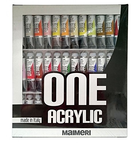 SET COLORI ONE ACRYLIC MAIMERI 36 TUBETTI da 20 ml. introvabili24 