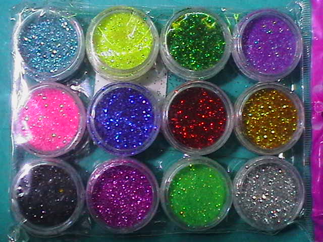 12 GLITTER DA 6ml.ASSORTITI introvabili24 