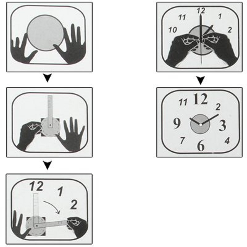 ordina Meccanismo Orologio Gigante 3D CUORI