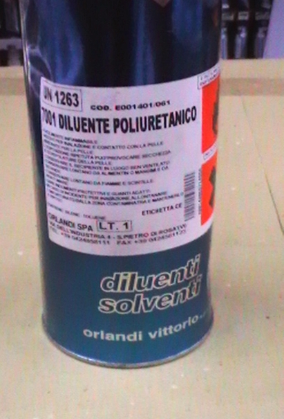 clicca qui per rientrare su Diluente Poliuretanico