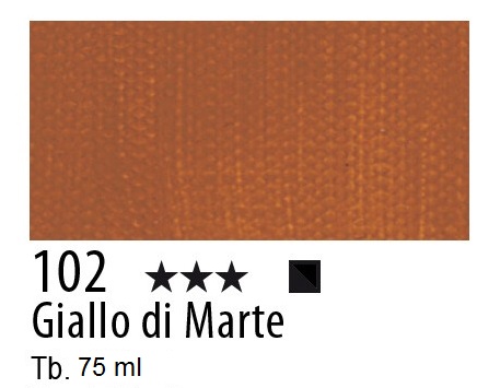 MAIMERI Maimeri colore Acrilico extra fine Giallo di Marte 102 - 75m 