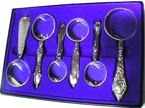 SILVER SET DI 6 LENTI IN METALLO SILVER ANTICO 6933970400201