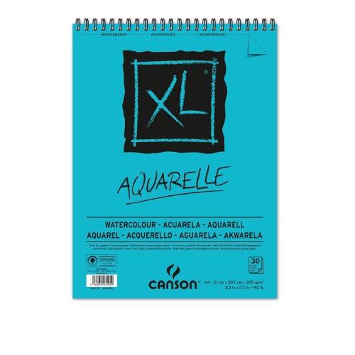 Blocco Acquerello XL Album Spirale aquarelle A4 30fg 300gr