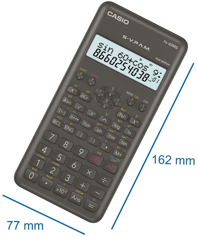 ordina calcolatrice scinetifica Casio FX-82MS 2nd Edition
