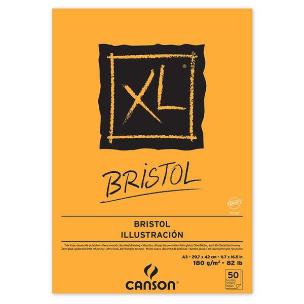 clicca su immagine per consultare dettagli, vedere altre foto e ordinare Blocco xl bristol 50 fg. collato lato corto a4 180g