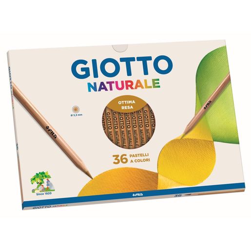 36 PASTELLI A LEGNO GIOTTO NATURA 