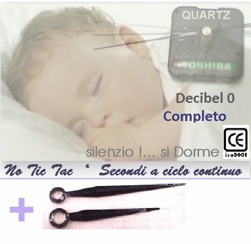 clicca su immagine per consultare dettagli, vedere altre foto e ordinare MECCANISMO OROLOGIO SILENZIO  Top SB