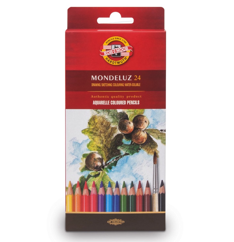 Mondeluz Koh-I-Noor PASTELLI ACQUARELLABILI X 24 K-I-N Matita per artisti  8593539038993