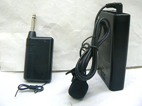 RADIOMICROFONO Wireless Microfono A Bottone e Ricevitore A S