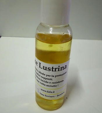 DALU vernice lucidina lustrina a base alcolica da 250 ml. 