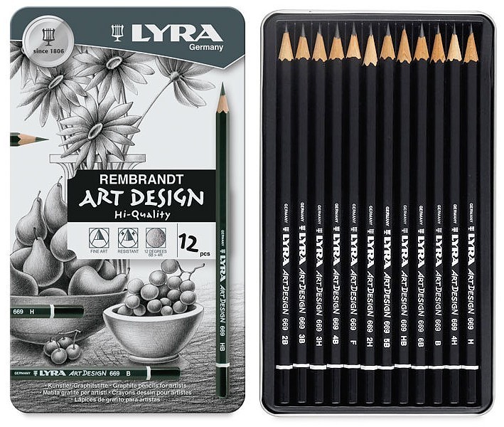 Lyra Art Design matita di grafite finisse 12 gradaz.