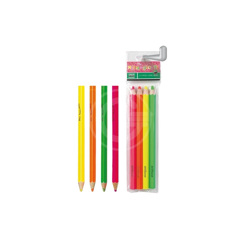 Lebez SET 4 PASTELLI NEON JUMBO in BLISTER  8007509055335