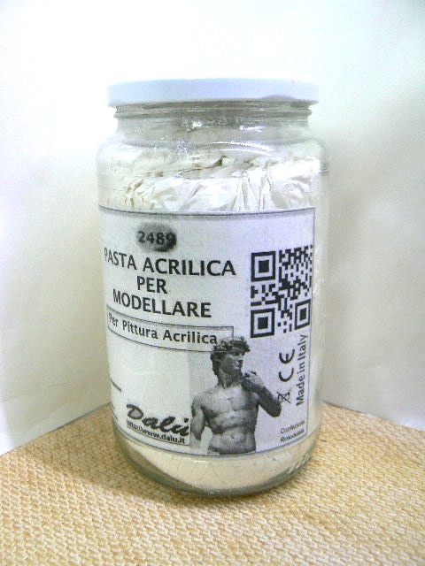 PASTA ACRILICA PER MODELLARE CF. RIMODULATA DA 580ML=950GR. introvabili24 