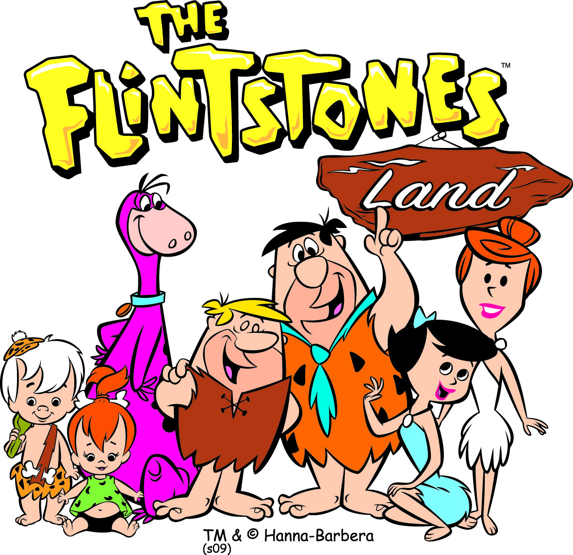 Set 7 Quadernoni 1Cm tema THE FLINTSTONE